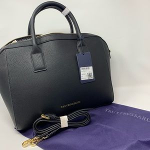 Tru Tussardi Classic Black Bag, NWT